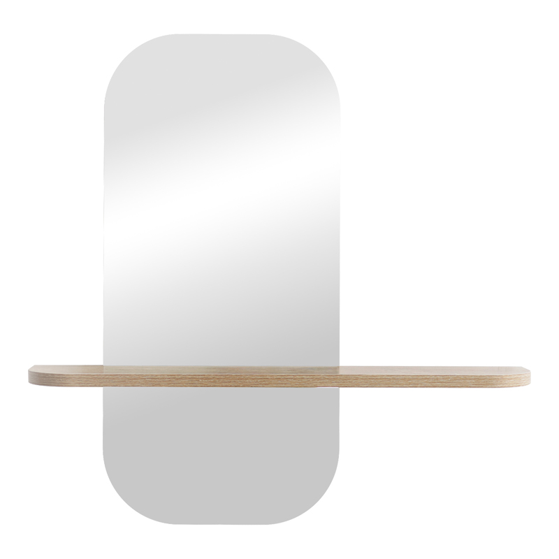 Καθρέπτης Lunaria pakoworld MDF σε φυσική απόχρωση 60x11.5x60εκ Καθρέπτης Lunaria pakoworld MDF σε φυσική απόχρωση 60x11.5x60εκ