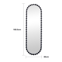 Καθρέπτης Myrtus pakoworld χρυσό μέταλλο 40x2,5x160 εκ Καθρέπτης Myrtus pakoworld χρυσό μέταλλο 40x2,5x160 εκ