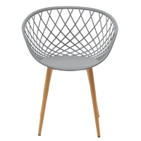 Πολυθρόνα Ezra pakoworld γκρι pp-πόδι φυσικό μέταλλο 63x55x83εκ Πολυθρόνα Ezra pakoworld γκρι pp-πόδι φυσικό μέταλλο 63x55x83εκ