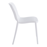 Καρέκλα Teragi στοιβαζόμενη pakoworld pp με UV protection λευκή 58x43.5x82εκ Καρέκλα Teragi στοιβαζόμενη pakoworld pp με UV protection λευκή 58x43.5x82εκ