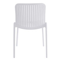 Καρέκλα Teragi στοιβαζόμενη pakoworld pp με UV protection λευκή 58x43.5x82εκ Καρέκλα Teragi στοιβαζόμενη pakoworld pp με UV protection λευκή 58x43.5x82εκ