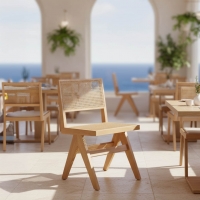 Καρέκλα Winslow pakoworld φυσικό rubberwood 45x56x82εκ Καρέκλα Winslow pakoworld φυσικό rubberwood 45x56x82εκ
