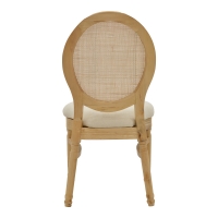 Καρέκλα Canco pakoworld φυσικό rubberwood-φυσικό rattan 50x53x98εκ Καρέκλα Canco pakoworld φυσικό rubberwood-φυσικό rattan 50x53x98εκ