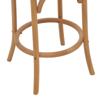 Σκαμπό μπαρ Thonet pakoworld φυσικό ξύλο οξιάς-έδρα φυσικό rattan 41x50x105εκ Σκαμπό μπαρ Thonet pakoworld φυσικό ξύλο οξιάς-έδρα φυσικό rattan 41x50x105εκ