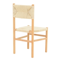 Καρέκλα Oarvine pakoworld φυσικό rubberwood-φυσικό σχοινί 46x52x88εκ Καρέκλα Oarvine pakoworld φυσικό rubberwood-φυσικό σχοινί 46x52x88εκ