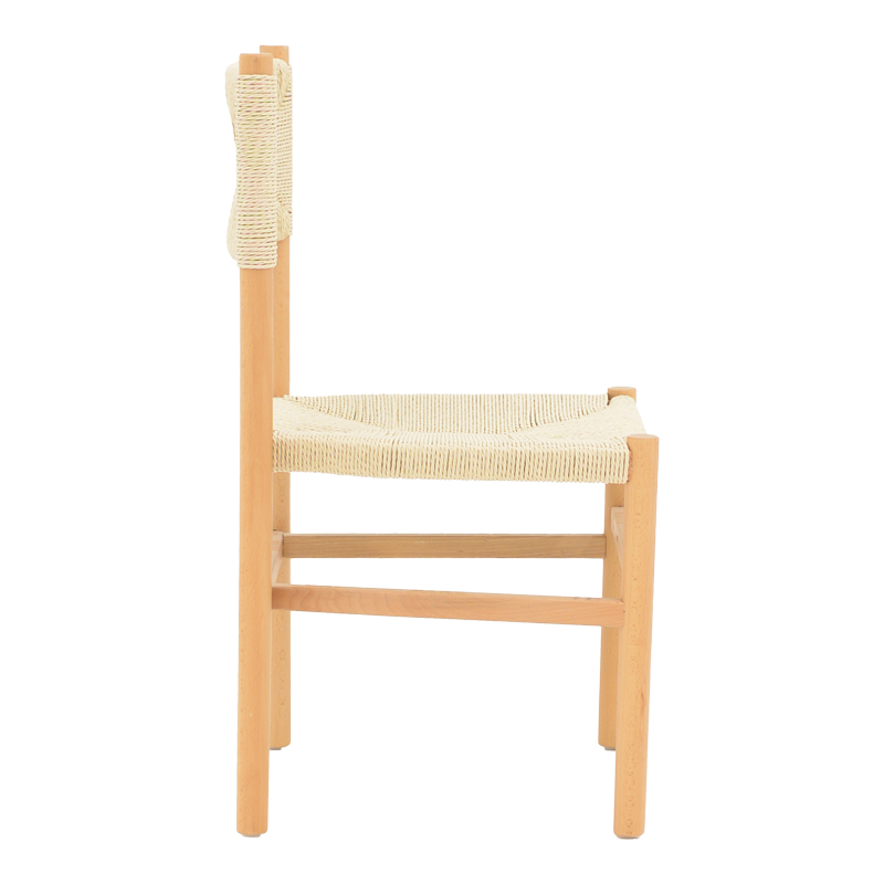 Καρέκλα Oarvine pakoworld φυσικό rubberwood-φυσικό σχοινί 46x52x88εκ Καρέκλα Oarvine pakoworld φυσικό rubberwood-φυσικό σχοινί 46x52x88εκ