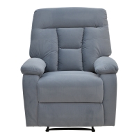 Πολυθρόνα relax με μηχανισμό massage Terpsi pakoworld γκρι βελούδο 80x94x100εκ Πολυθρόνα relax με μηχανισμό massage Terpsi pakoworld γκρι βελούδο 80x94x100εκ