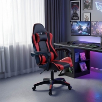 Καρέκλα γραφείου gaming William pakoworld PU μαύρο-κόκκινο Καρέκλα γραφείου gaming William pakoworld PU μαύρο-κόκκινο