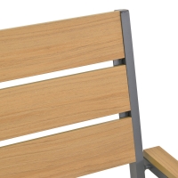 Πολυθρόνα Breze pakoworld στοιβαζόμενη plywood σε φυσική-αλουμίνιο σε ανθρακί απόχρωση 57.5x60x88εκ Πολυθρόνα Breze pakoworld στοιβαζόμενη plywood σε φυσική-αλουμίνιο σε ανθρακί απόχρωση 57.5x60x88εκ