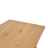 Τραπέζι Winor pakoworld φυσικό mdf-πόδι μαύρο μεταλλικό 140x80x75εκ Τραπέζι Winor pakoworld φυσικό mdf-πόδι μαύρο μεταλλικό 140x80x75εκ