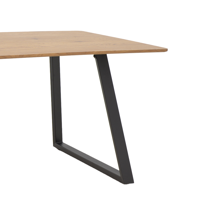 Τραπέζι Winor pakoworld φυσικό mdf-πόδι μαύρο μεταλλικό 140x80x75εκ Τραπέζι Winor pakoworld φυσικό mdf-πόδι μαύρο μεταλλικό 140x80x75εκ