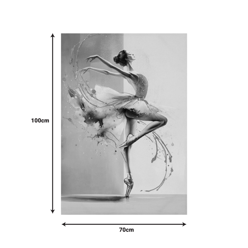 Πίνακας σε καμβά Dancito 3D Inart 70x2.5x100εκ