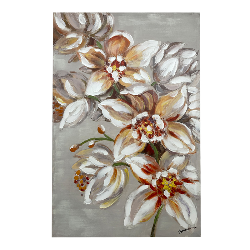 Πίνακας σε καμβά Flourish I Inart 80x3x120εκ Πίνακας σε καμβά Flourish I Inart 80x3x120εκ
