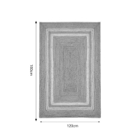 Χαλί Mazir Inart μπεζ-εκρού γιούτα 120x180x1εκ Χαλί Mazir Inart μπεζ-εκρού γιούτα 120x180x1εκ