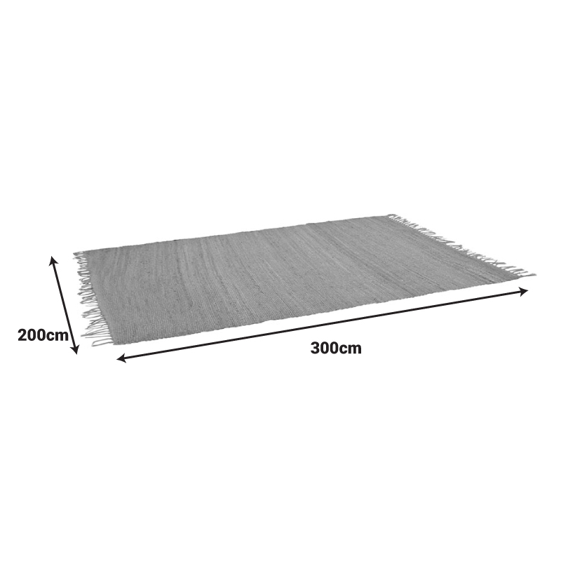 Χαλί Teppe pakoworld γιούτα σε φυσική απόχρωση 300x200x1εκ Χαλί Teppe pakoworld γιούτα σε φυσική απόχρωση 300x200x1εκ
