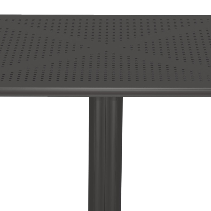 Τραπέζι Groovy pakoworld pp διατρητο ανθρακί 60x60x76εκ Τραπέζι Groovy pakoworld pp διατρητο ανθρακί 60x60x76εκ