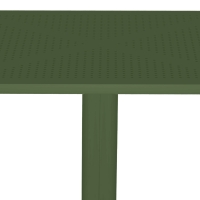 Τραπέζι Groovy pakoworld pp διατρητο σκούρο πράσινο 60x60x76εκ Τραπέζι Groovy pakoworld pp διατρητο σκούρο πράσινο 60x60x76εκ