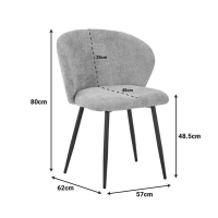 Καρέκλα Karg pakoworld camel ύφασμα-πόδι μαύρο μέταλλο 57x62x80εκ Καρέκλα Karg pakoworld camel ύφασμα-πόδι μαύρο μέταλλο 57x62x80εκ