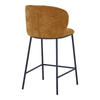Σκαμπό μπαρ Karg pakoworld camel ύφασμα-πόδι μαύρο μέταλλο 49x46x93εκ Σκαμπό μπαρ Karg pakoworld camel ύφασμα-πόδι μαύρο μέταλλο 49x46x93εκ