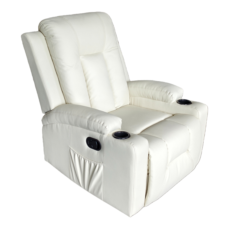 Πολυθρόνα relax Gessel pakoworld PU σε κρεμ απόχρωση 80x90x98εκ Πολυθρόνα relax Gessel pakoworld PU σε κρεμ απόχρωση 80x90x98εκ