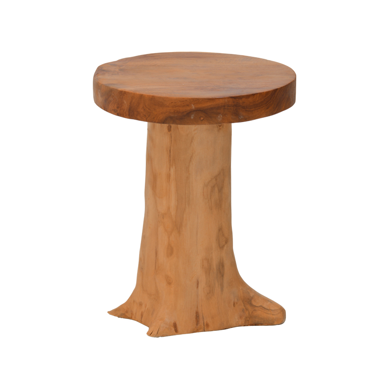 Σκαμπό Feranto pakoworld teak ξύλο σε φυσική απόχρωση Φ35x45εκ Σκαμπό Feranto pakoworld teak ξύλο σε φυσική απόχρωση Φ35x45εκ