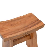 Σκαμπό Borbe pakoworld teak ξύλο σε φυσική απόχρωση 45x28x45εκ Σκαμπό Borbe pakoworld teak ξύλο σε φυσική απόχρωση 45x28x45εκ