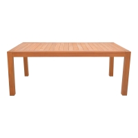 Τραπέζι Vocaly pakoworld teak ξύλο σε φυσική απόχρωση 200x100x75εκ Τραπέζι Vocaly pakoworld teak ξύλο σε φυσική απόχρωση 200x100x75εκ