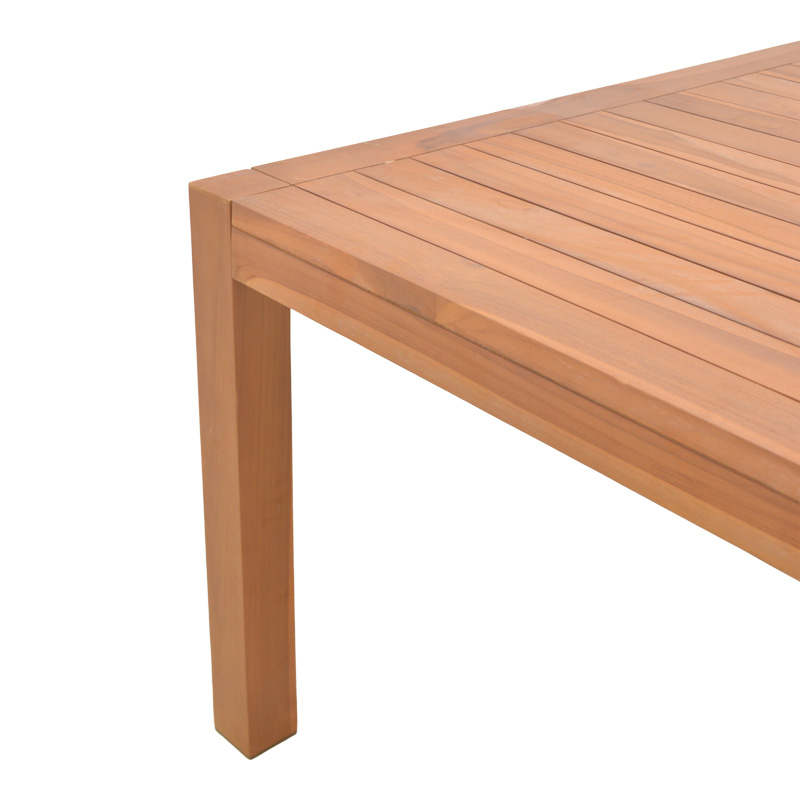 Τραπέζι Vocaly pakoworld teak ξύλο σε φυσική απόχρωση 200x100x75εκ Τραπέζι Vocaly pakoworld teak ξύλο σε φυσική απόχρωση 200x100x75εκ