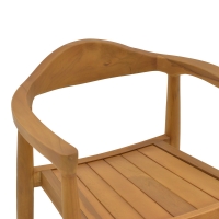 Πολυθρόνα Ganny pakoworld teak ξύλο σε φυσική απόχρωση 59x56x71εκ Πολυθρόνα Ganny pakoworld teak ξύλο σε φυσική απόχρωση 59x56x71εκ