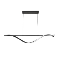 Φωτιστικό οροφής Infinity pakoworld led μέταλλο μαύρο 120x12x150εκ Φωτιστικό οροφής Infinity pakoworld led μέταλλο μαύρο 120x12x150εκ
