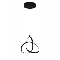 Φωτιστικό οροφής Trinity pakoworld led μέταλλο μαύρο Φ22x100εκ Φωτιστικό οροφής Trinity pakoworld led μέταλλο μαύρο Φ22x100εκ