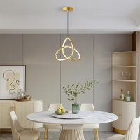 Φωτιστικό οροφής Trinity pakoworld led μέταλλο χρυσό Φ22x100εκ Φωτιστικό οροφής Trinity pakoworld led μέταλλο χρυσό Φ22x100εκ