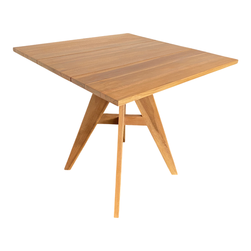 Τραπέζι Cadrada pakoworld teak ξύλο σε φυσική απόχρωση 80x80x76εκ Τραπέζι Cadrada pakoworld teak ξύλο σε φυσική απόχρωση 80x80x76εκ
