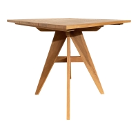 Τραπέζι Cadrada pakoworld teak ξύλο σε φυσική απόχρωση 80x80x76εκ Τραπέζι Cadrada pakoworld teak ξύλο σε φυσική απόχρωση 80x80x76εκ