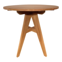Τραπέζι Cadrada pakoworld teak ξύλο σε φυσική απόχρωση Φ80x76εκ Τραπέζι Cadrada pakoworld teak ξύλο σε φυσική απόχρωση Φ80x76εκ
