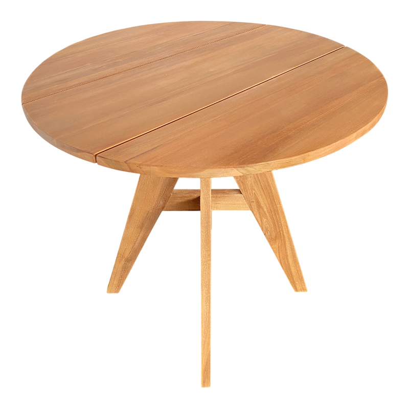 Τραπέζι Cadrada pakoworld teak ξύλο σε φυσική απόχρωση Φ80x76εκ Τραπέζι Cadrada pakoworld teak ξύλο σε φυσική απόχρωση Φ80x76εκ