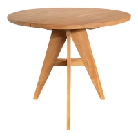 Τραπέζι Cadrada pakoworld teak ξύλο σε φυσική απόχρωση Φ80x76εκ Τραπέζι Cadrada pakoworld teak ξύλο σε φυσική απόχρωση Φ80x76εκ