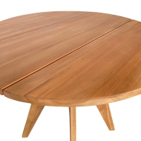 Τραπέζι Cadrada pakoworld teak ξύλο σε φυσική απόχρωση Φ80x76εκ Τραπέζι Cadrada pakoworld teak ξύλο σε φυσική απόχρωση Φ80x76εκ
