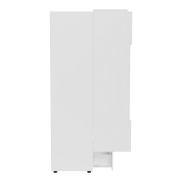 Ντουλάπα δίφυλλη Afina pakoworld mdf σε λευκή glossy απόχρωση 100x57x213εκ Ντουλάπα δίφυλλη Afina pakoworld mdf σε λευκή glossy απόχρωση 100x57x213εκ