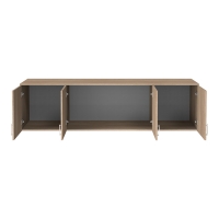 Πατάρι ντουλάπας Royal pakoworld τετράφυλλο sonoma 200x58x53εκ Πατάρι ντουλάπας Royal pakoworld τετράφυλλο sonoma 200x58x53εκ