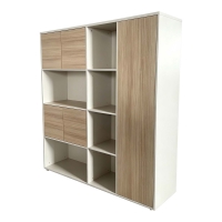 Βιβλιοθήκη γραφείου Chidi pakoworld σε oak-μπεζ απόχρωση 160x40x200εκ Βιβλιοθήκη γραφείου Chidi pakoworld σε oak-μπεζ απόχρωση 160x40x200εκ