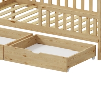 Παιδικό κρεβάτι Piccolo τ.Montessori με 2 συρτάρια pakoworld ξύλο πεύκου σε φυσική απόχρωση 90x190εκ Παιδικό κρεβάτι Piccolo τ.Montessori με 2 συρτάρια pakoworld ξύλο πεύκου σε φυσική απόχρωση 90x190εκ