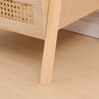 Ραφιέρα επιδαπέδια 3όροφη Scandy pakoworld mdf-rattan σε φυσική απόχρωση 44x37x110εκ Ραφιέρα επιδαπέδια 3όροφη Scandy pakoworld mdf-rattan σε φυσική απόχρωση 44x37x110εκ