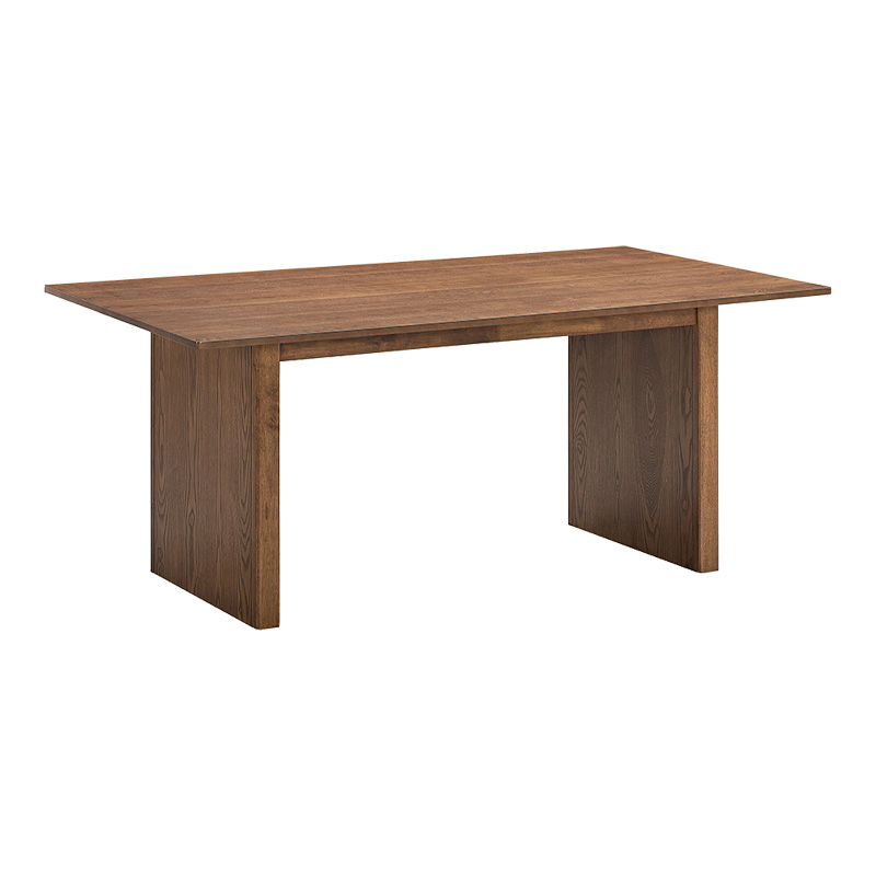 Τραπέζι Eleganza pakoworld mdf σε καρυδί απόχρωση 180x99x75.8εκ Τραπέζι Eleganza pakoworld mdf σε καρυδί απόχρωση 180x99x75.8εκ