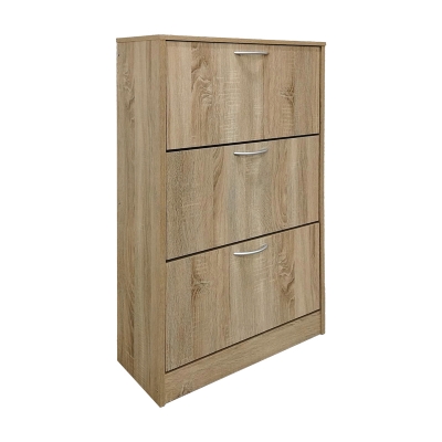 Παπουτσοθήκη Savaz pakoworld σε sonoma απόχρωση 60x24x114εκ