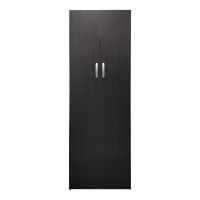 Ντουλάπα δίφυλλη Athos pakoworld σε wenge απόχρωση 60x42x180εκ