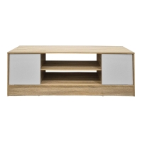 Έπιπλο τηλεόρασης Sasa pakoworld sonoma-λευκό 120x35x41.5εκ