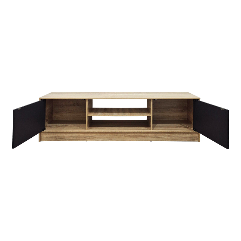 Έπιπλο τηλεόρασης Sasa pakoworld sonoma-ανθρακί 150x35x41.5εκ