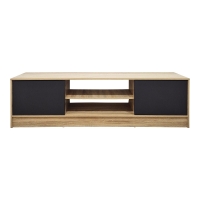 Έπιπλο τηλεόρασης Sasa pakoworld sonoma-ανθρακί 150x35x41.5εκ