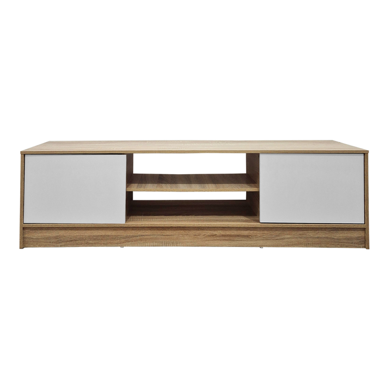 Έπιπλο τηλεόρασης Sasa pakoworld sonoma-λευκό 150x35x41.5εκ